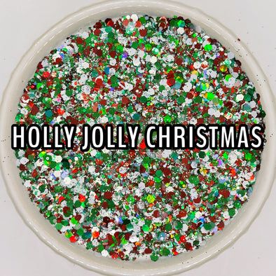 Holly Jolly Christmas Glitter