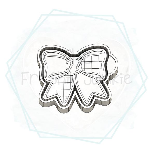 *NEW RELEASE* Baseball Bow Freshie Mold