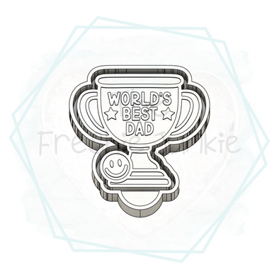 *NEW RELEASE* World's Best Dad Trophy Freshie Mold
