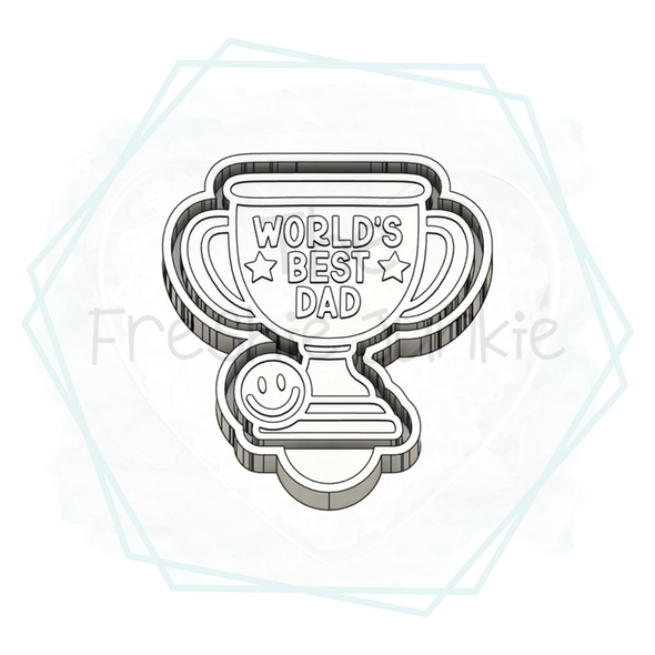 *NEW RELEASE* World's Best Dad Trophy Freshie Mold