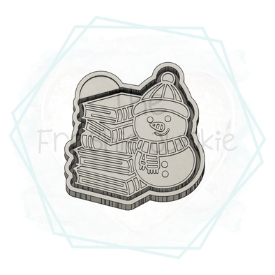 *NEW RELEASE* Snowman Book Stack Freshie Mold