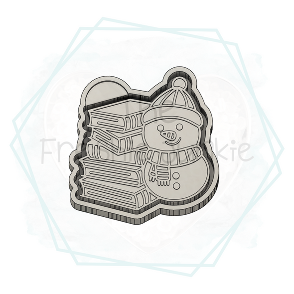 *NEW RELEASE* Snowman Book Stack Freshie Mold