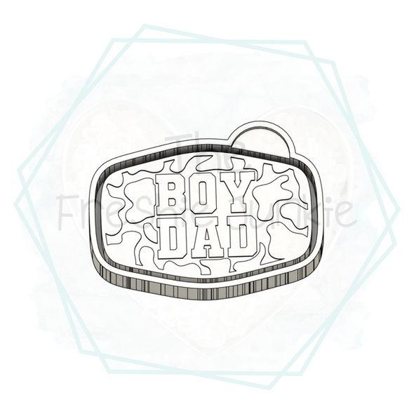 *NEW RELEASE* Boy Dad Patch Freshie Mold