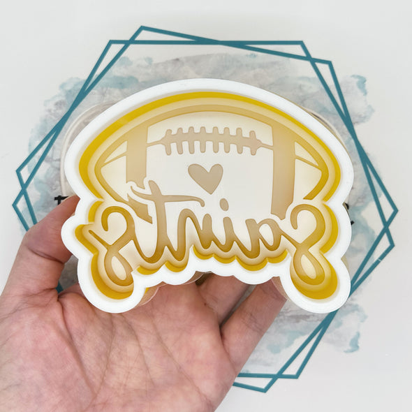 Saints Football Freshie Mold