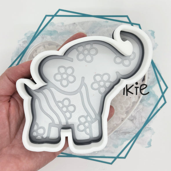 *NEW RELEASE* Retro Elephant Freshie Mold