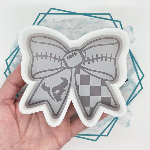 *NEW RELEASE* Football Bow (Team Logos) Freshie Mold