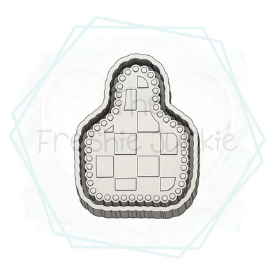 *NEW RELEASE* Checkered Ear Tag Freshie Mold