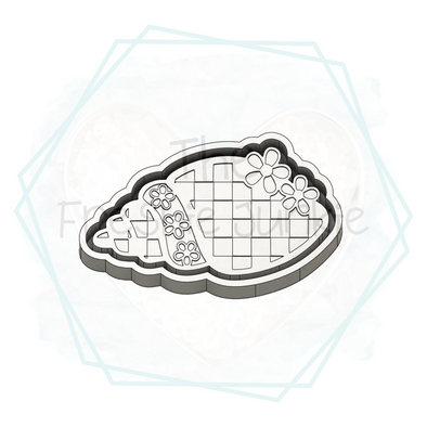 *NEW RELEASE* Checkered Seashell Freshie Mold