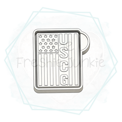 *NEW RELEASE* US Coast Guard Flag Freshie Mold
