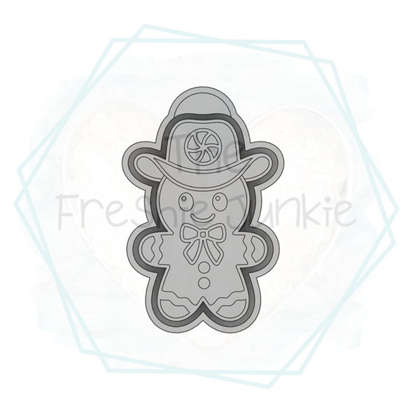 *NEW RELEASE* Cowboy Gingerbread Freshie Mold