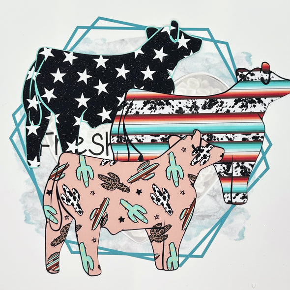 Show Steer Cardstock Grab Bag