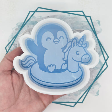 *NEW RELEASE* Penguin Unicorn Float Freshie Mold