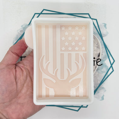 *NEW RELEASE* Deer Flag Freshie Mold