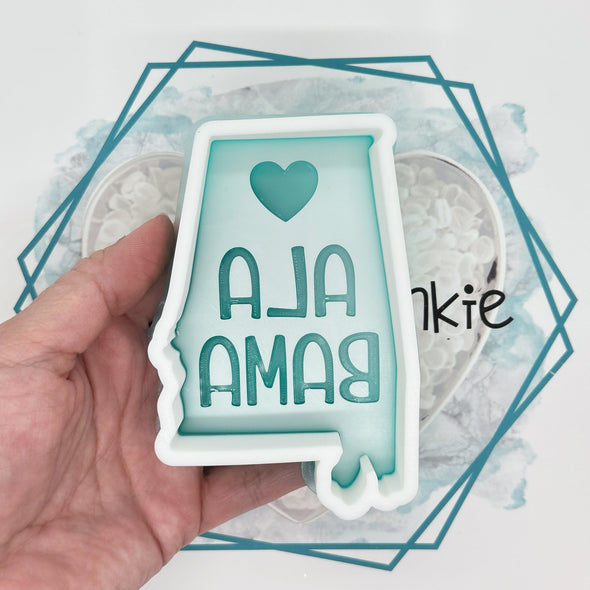 Alabama State Freshie Mold