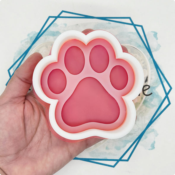 Paw Print Freshie Mold