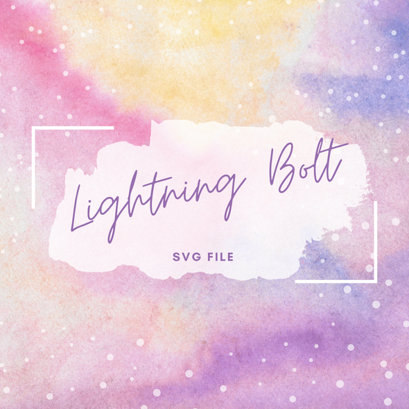 Lightning Bolt SVG File