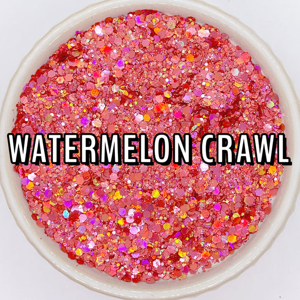 Watermelon Crawl Glitter