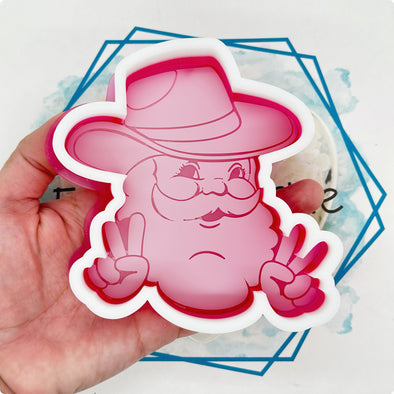 Cowboy Santa Freshie Mold