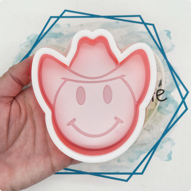 Cowgirl / Cowboy Smiley Freshie Mold