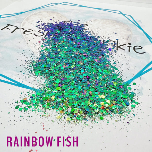 Rainbow Fish Glitter