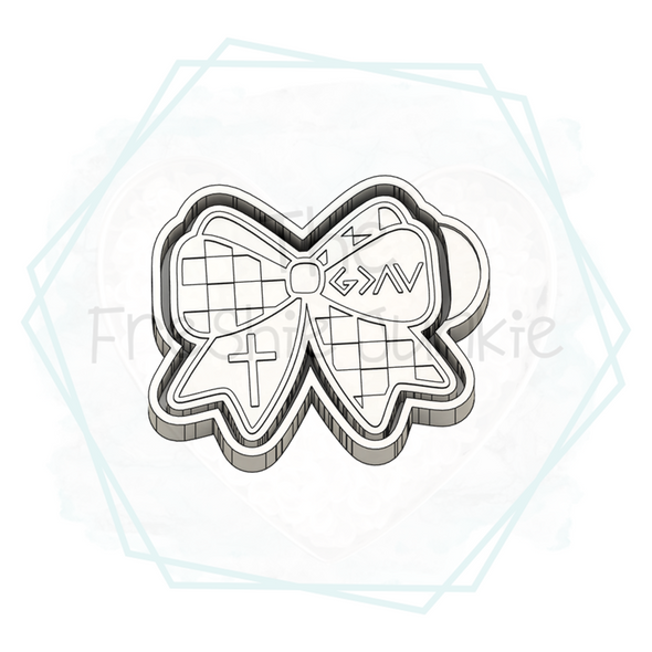 *NEW RELEASE* God is Greater Bow Freshie Mold