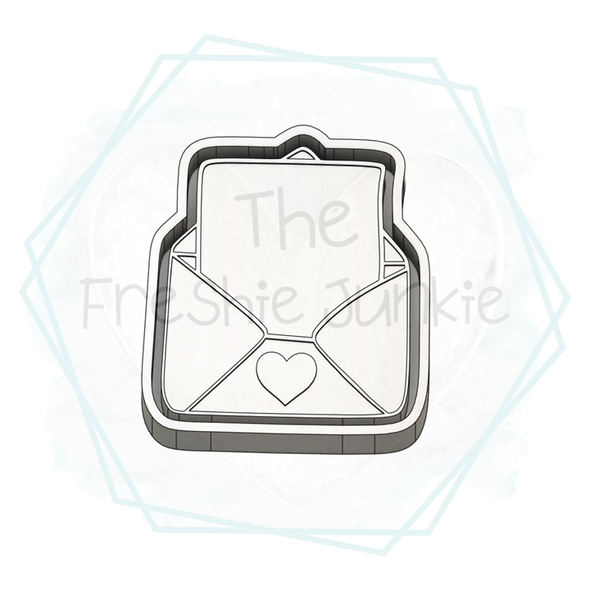 *NEW RELEASE* Heart Envelope Freshie Mold