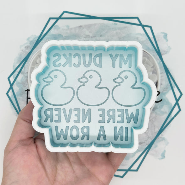 *NEW RELEASE* Ducks in a Row Freshie Mold