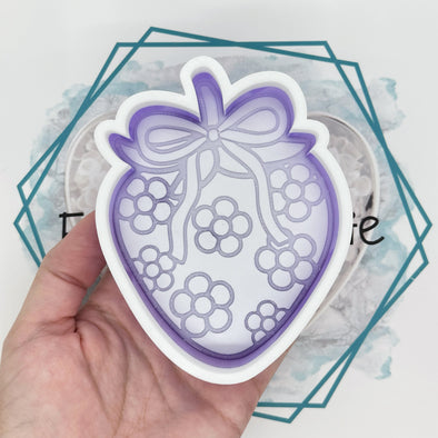 *NEW RELEASE* Floral Strawberry Freshie Mold