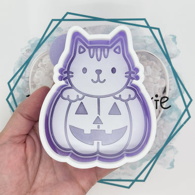 *NEW RELEASE* Pumpkin Cat Freshie Mold