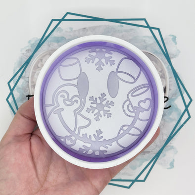 *NEW RELEASE* Penguin Snowflake Mug Smiley Freshie Mold