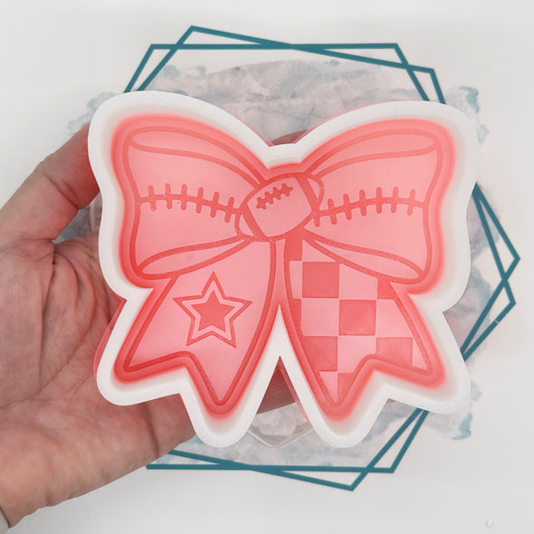 *NEW RELEASE* Football Bow (Team Logos) Freshie Mold