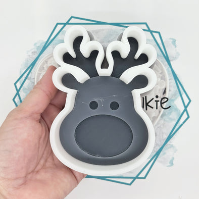Reindeer Face (For CC Beanies) Freshie Mold