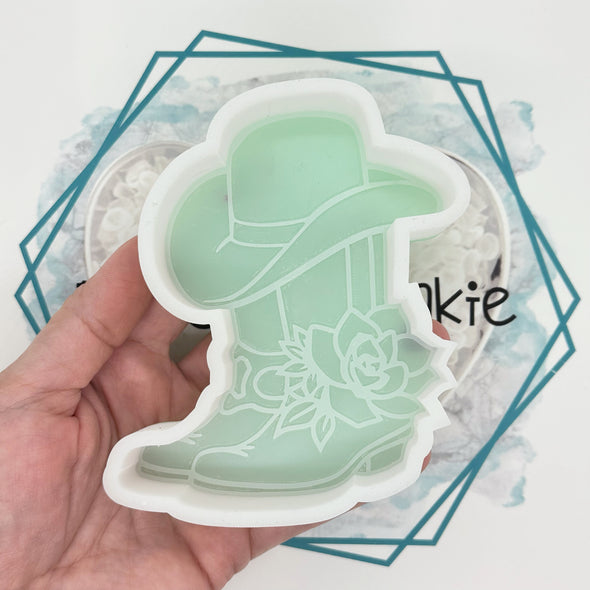 Boots with Flowers Freshie Mold