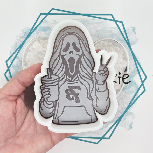 *NEW RELEASE* 7Brew Ghost Face Freshie Mold
