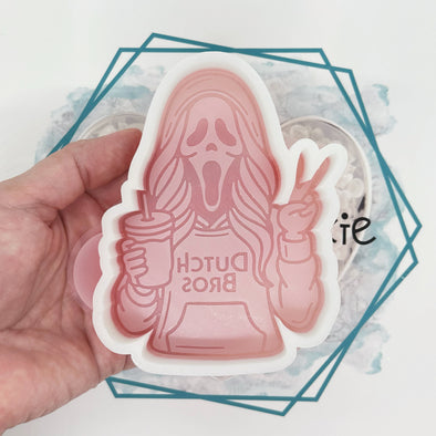 *NEW RELEASE* Dutch Bros Ghost Face Freshie Mold