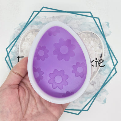 Retro Flower Easter Egg Freshie Mold