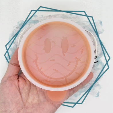 Snack Cake Pattern Smiley Face Freshie Mold