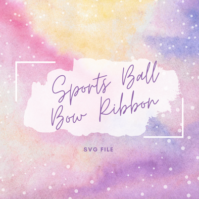 Sports Ball Bows SVG File
