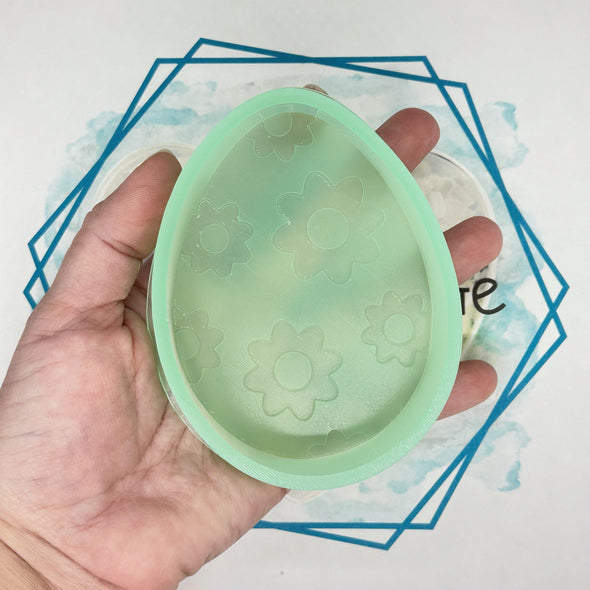 Retro Flower Easter Egg Freshie Mold