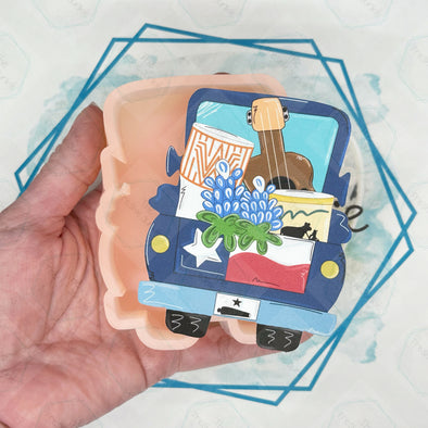 *NEW RELEASE* Truck Freshie Mold with Whataburger Themed Cardstock