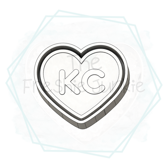 *NEW RELEASE* KC Heart Freshie Mold