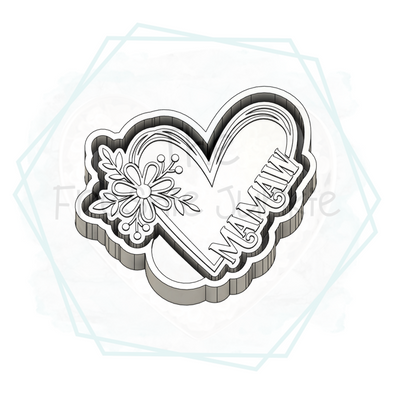 *NEW RELEASE* Mamaw Heart Freshie Mold