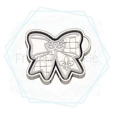 *NEW RELEASE* Mardi Gras Bow Freshie Mold