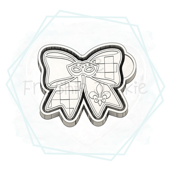 *NEW RELEASE* Mardi Gras Bow Freshie Mold