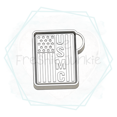 *NEW RELEASE* US Marine Corp Flag Freshie Mold