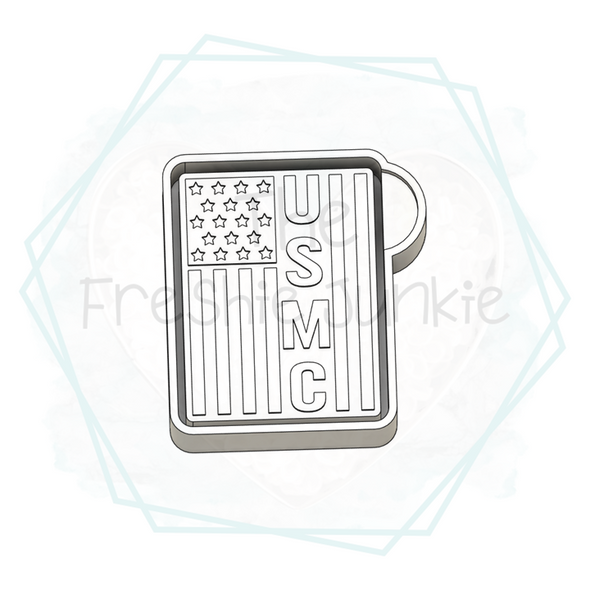 *NEW RELEASE* US Marine Corp Flag Freshie Mold