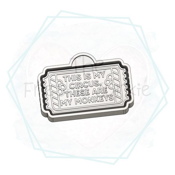 *NEW RELEASE* My Circus, My Monkeys Freshie Mold