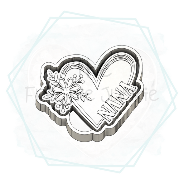 *NEW RELEASE* Nana Heart Freshie Mold