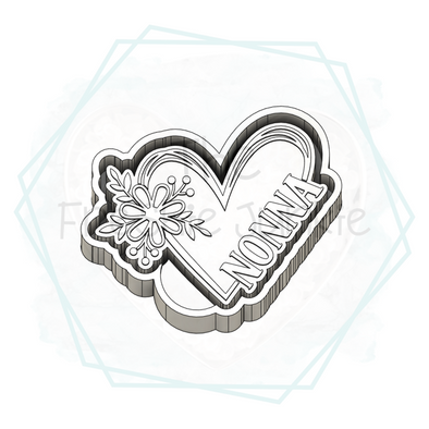 *NEW RELEASE* Nonna Heart Freshie Mold