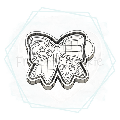 *NEW RELEASE* Paw Print Bow Freshie Mold